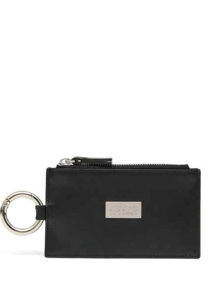 Portofel MM6 Maison Margiela negru din piele