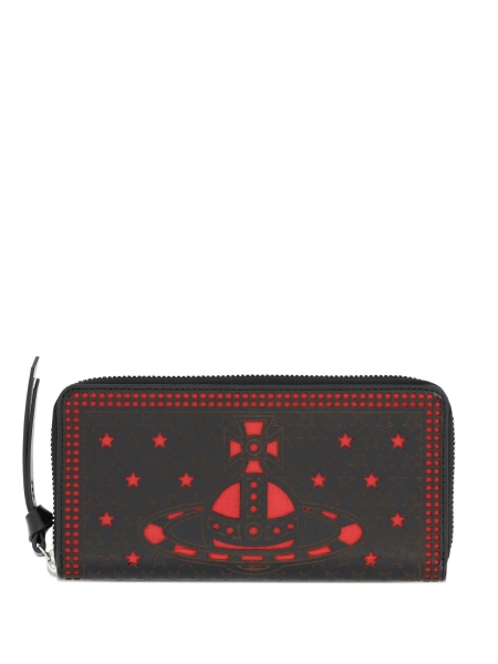 Portofel Vivienne Westwood negru din piele
