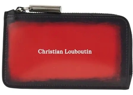 Portofele Brushed leather 'Canopy' card holder