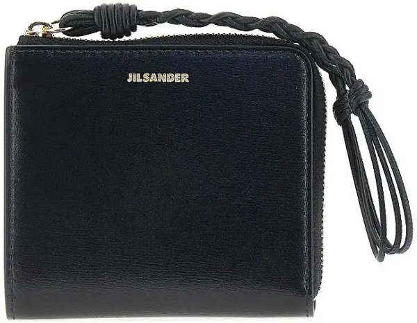 Portofele 'Tangle' leather zippered cardholder
