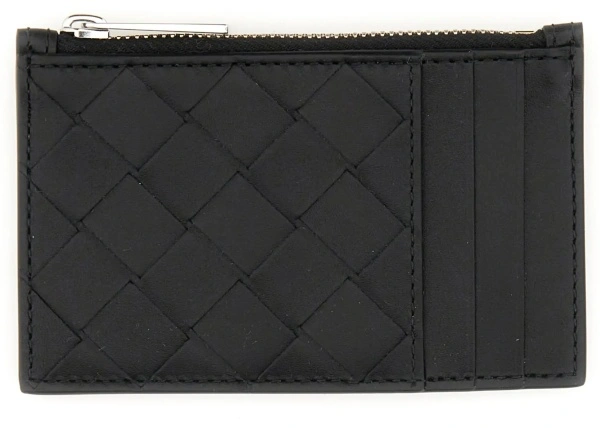 Portofele Woven Card Holder With Zipper