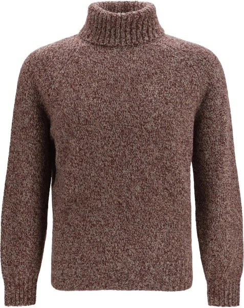 Pulover Brunello Cucinelli multicolor din lana si matase