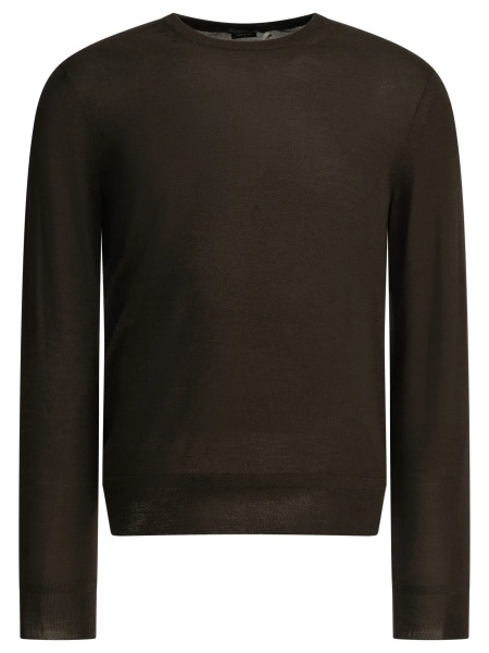 Pulover Cashmere and silk crew-neck sweater