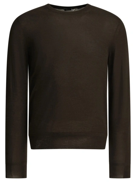Pulover Cashmere and silk crew-neck sweater