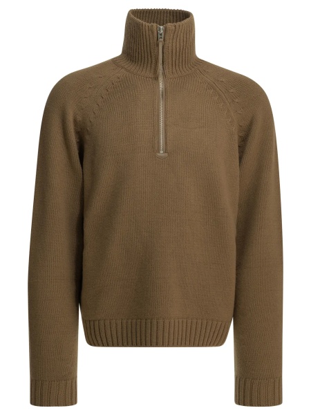 Pulover Cashmere wool blend half-zip sweater