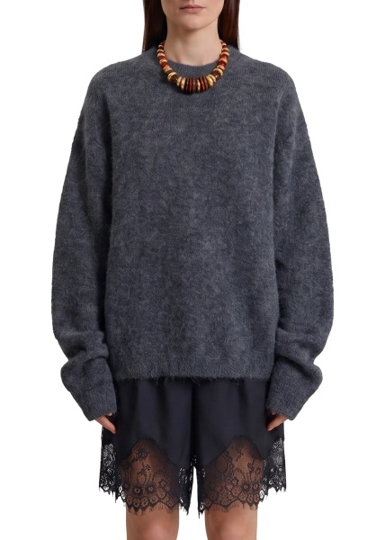 Pulover Dark Timea Mohair Fuzzy Sweater