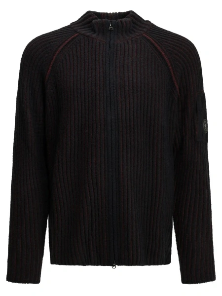 Pulover "Lens" Zip-Up Sweater