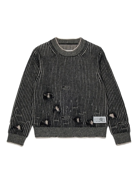 Pulover MM6 Maison Margiela negru