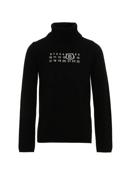 Pulover MM6 Maison Margiela negru