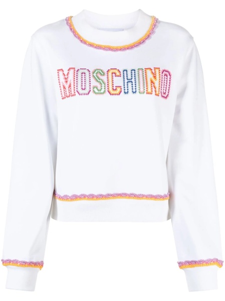 Pulover Moschino alb