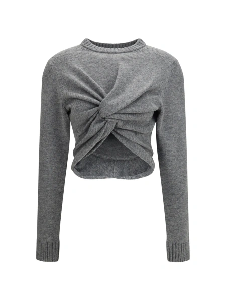 Pulover tricotat Balenciaga gri