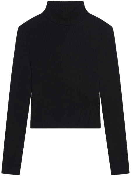 Pulover tricotat Balenciaga negru