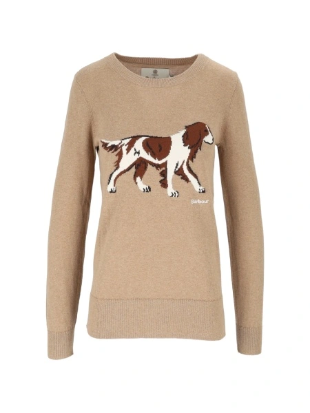 Pulover tricotat Barbour neutru