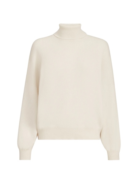 Pulover tricotat Brunello Cucinelli neutru