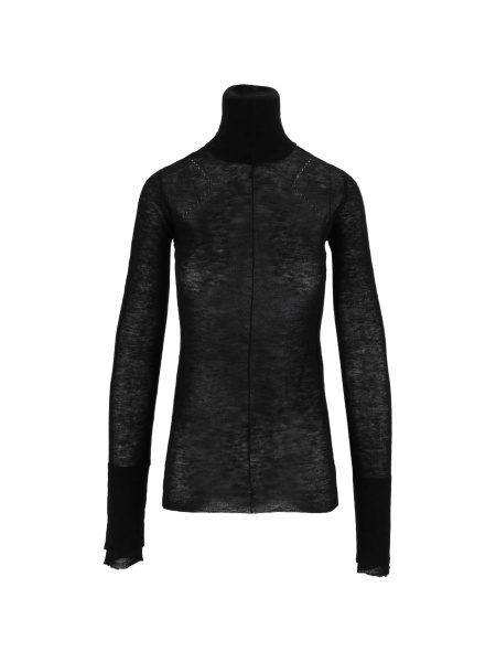 Pulover tricotat Elisabetta Franchi negru