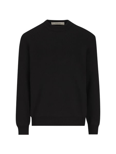 Pulover tricotat Golden Goose negru