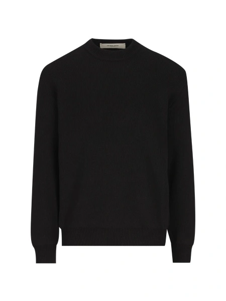 Pulover tricotat Golden Goose negru