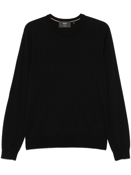 Pulover tricotat Hugo Boss negru