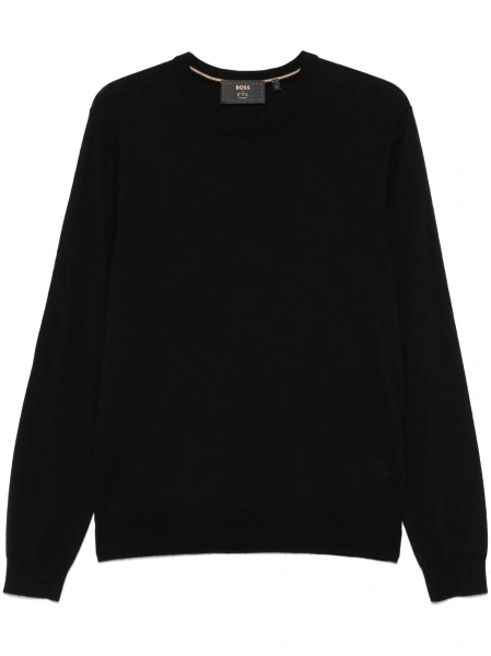 Pulover tricotat Hugo Boss negru