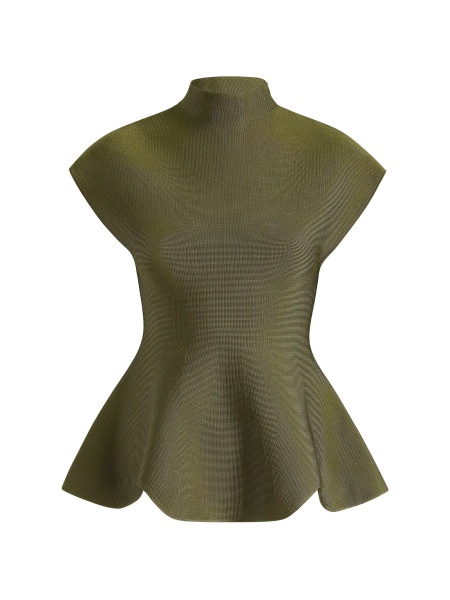 Pulover tricotat Khaite verde