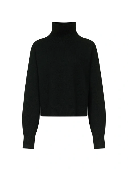 Pulover tricotat LOULOU DE SAISON negru