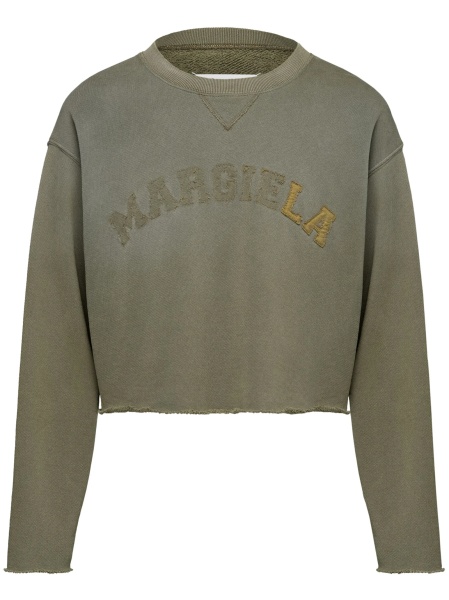 Pulover tricotat Maison Margiela verde