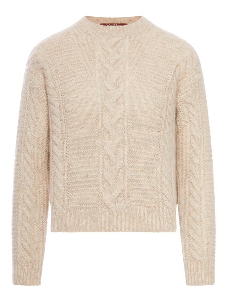 Pulover tricotat MaxMara Studio neutru
