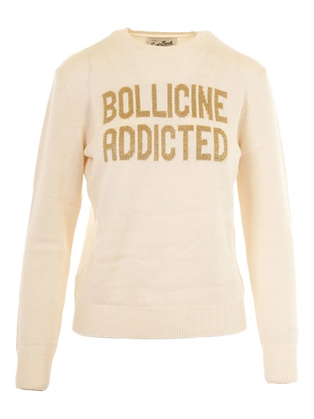 Pulover tricotat Mc2 Saint Barth neutru