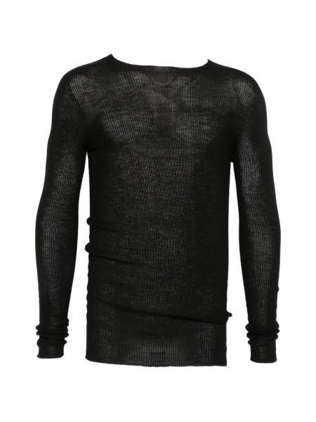 Pulover tricotat Rick Owens negru
