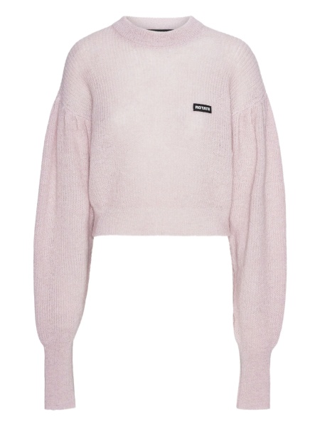 Pulover tricotat ROTATE Birger Christensen roz