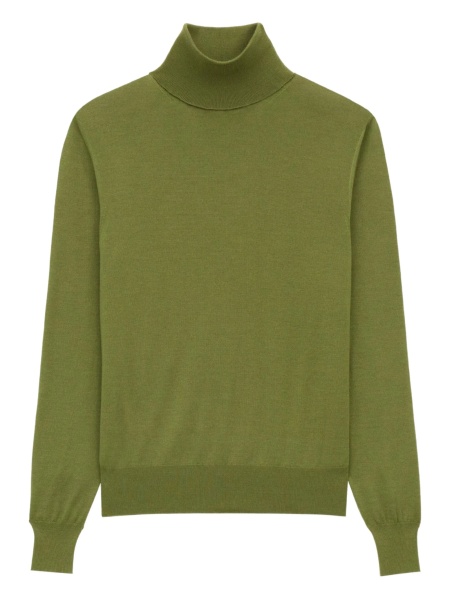 Pulover tricotat Saint Laurent verde