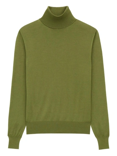 Pulover tricotat Saint Laurent verde