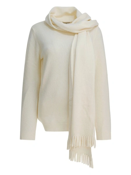 Pulover tricotat Sandbeige neutru