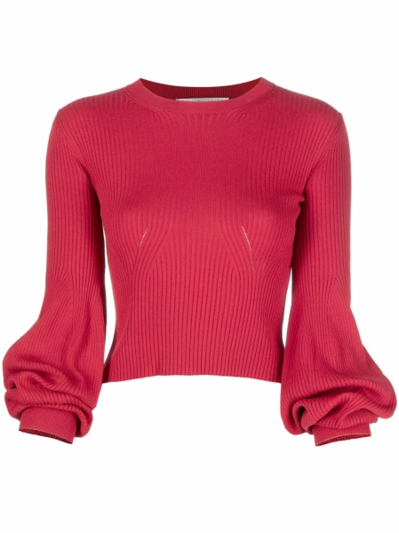 Pulover tricotat Stella McCartney rosu