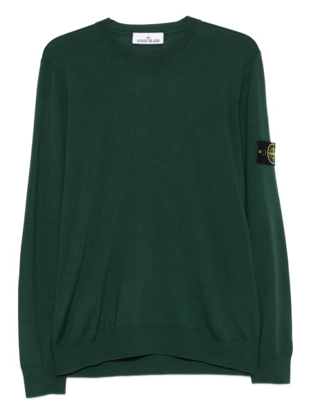 Pulover tricotat Stone Island verde