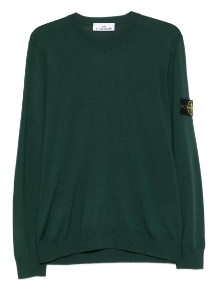 Pulover tricotat Stone Island verde