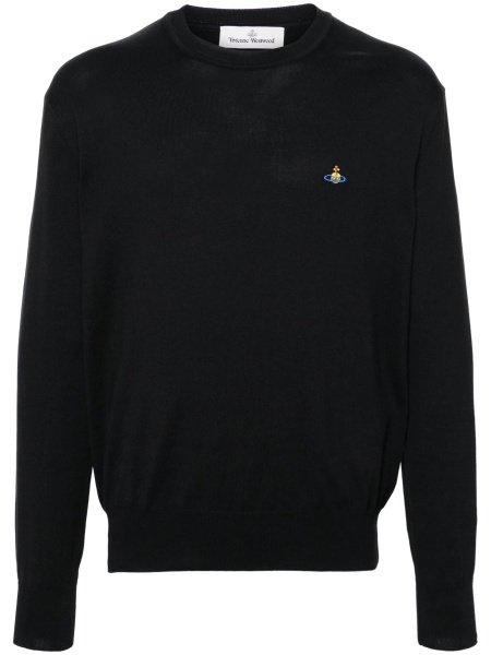 Pulover tricotat Vivienne Westwood negru