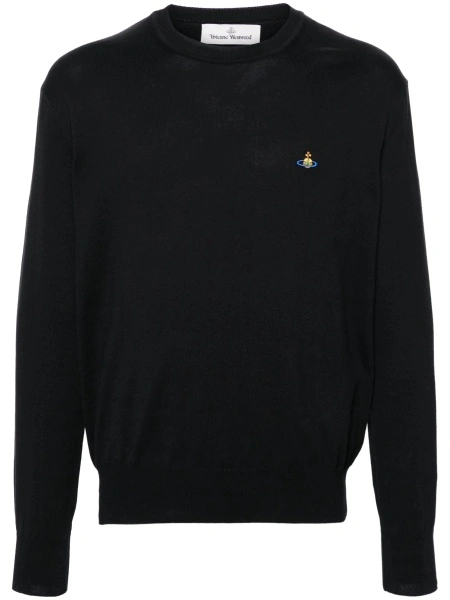 Pulover tricotat Vivienne Westwood negru