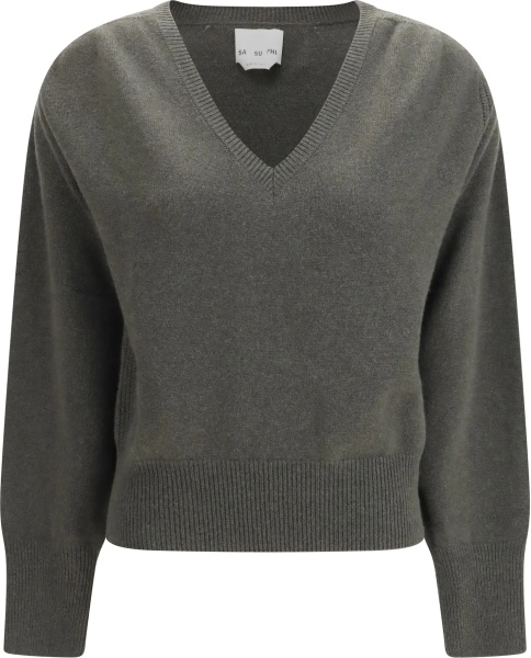Pulover V-neck cashmere Sweater
