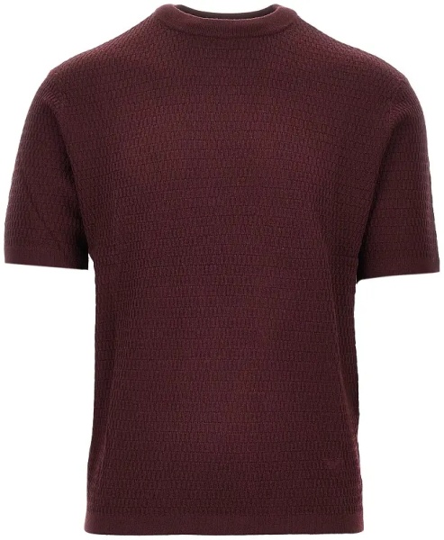 Pulover Virgin wool knitted T-shirt