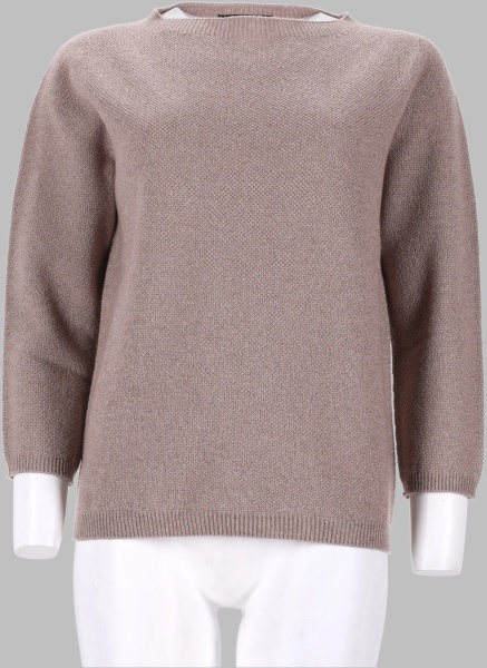 Pulovere Maglia In Platinum Con Lurex
