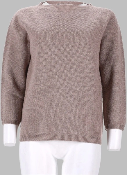 Pulovere Maglia In Platinum Con Lurex