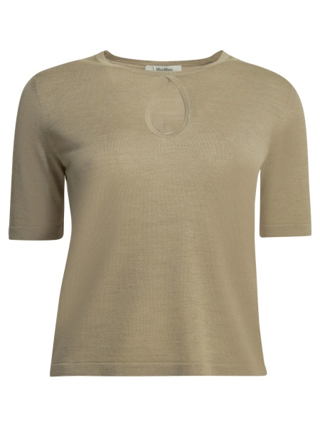Pulovere Silk blend round neck sweater