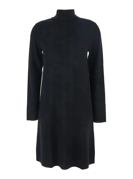 Rochie Allude neagra din lana