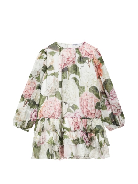 Rochie casual Dolce & Gabbana alba din matase