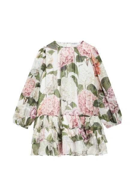 Rochie casual Dolce & Gabbana alba din matase