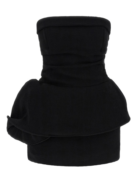 Rochie de ocazie Magda Butrym neagra din vascoza si poliamida