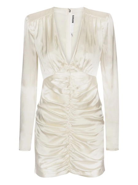 Rochie de ocazie ROTATE Birger Christensen neutra din matase