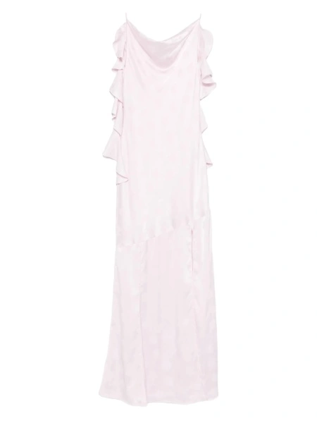 Rochie de ocazie ROTATE Birger Christensen roz din polyester si spandex/elastan