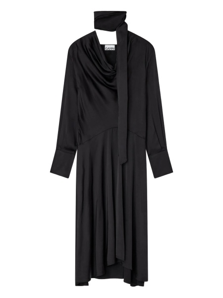 Rochie de seara Ganni neagra